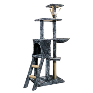 Factory Sisal Wooden Large Cat Tree Tower Solid Scratching Post And Climbing Furniture For Cats