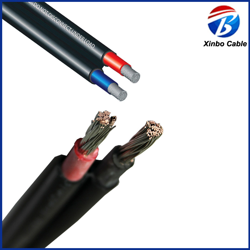 XLPE Single Twin Core Solar battery System Cable TUV 2pfg Pvf1-F 1.5mm 2.5mm 4mm 6mm 10mm 16mm 25mm PV Solar cable wire