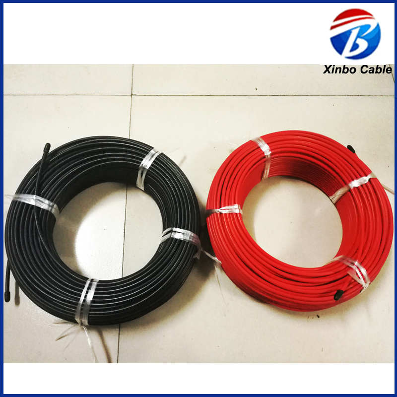 XLPE Single Twin Core Solar battery System Cable TUV 2pfg Pvf1-F 1.5mm 2.5mm 4mm 6mm 10mm 16mm 25mm PV Solar cable wire