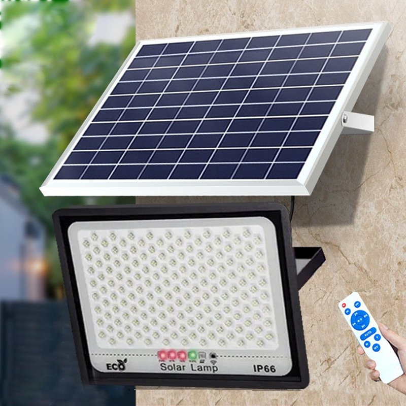 1000 Lumens 48 LED Solar Lights Outdoor Bright JACKYLED Solar Dusk to Dawn Light with 5500mAh Battery