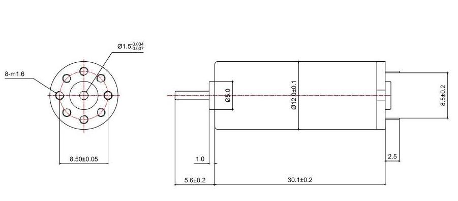 Mini 12v BLDC Planetary Gearbox Coreless Drone Motor Permanent Magnet High Torque 48V Brushless Dc Motor