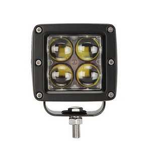 LED Work Light Bar 20W 4D Flush Mount Pod Spot Beam Offroad Driving Lights for Ford Jeep SUV ATV 4x4 4WD Truck