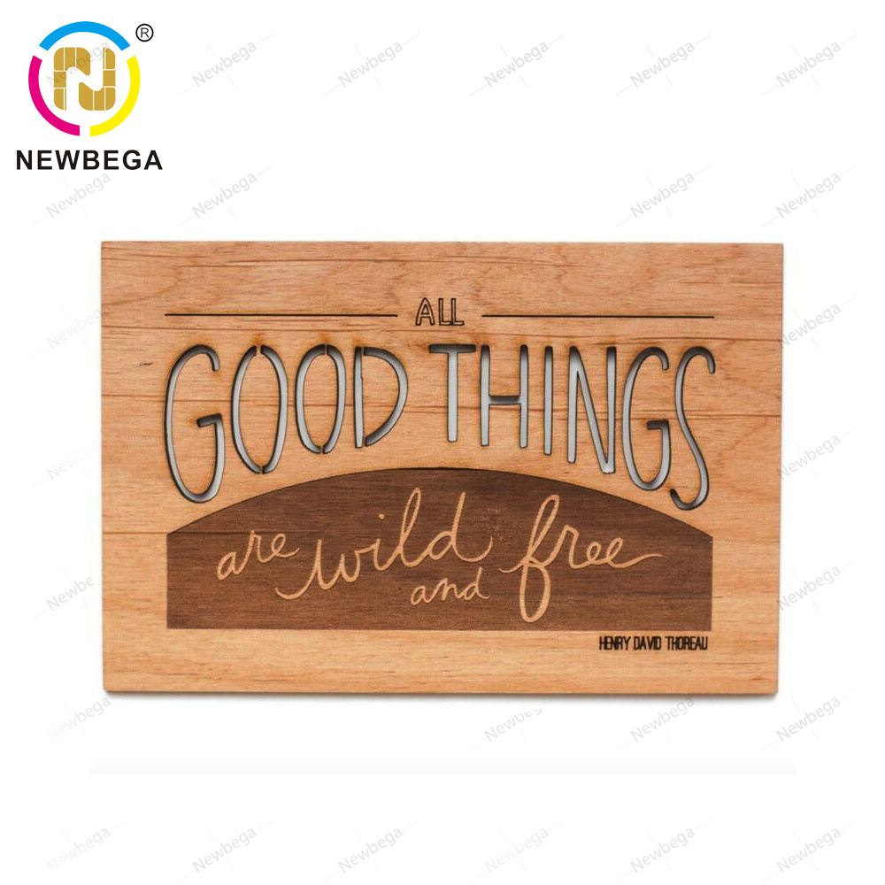 Bamboo wood business cards RFID ISO14443A Smart NTA 213/215/216/424 dna NFC wooden hotel key cards