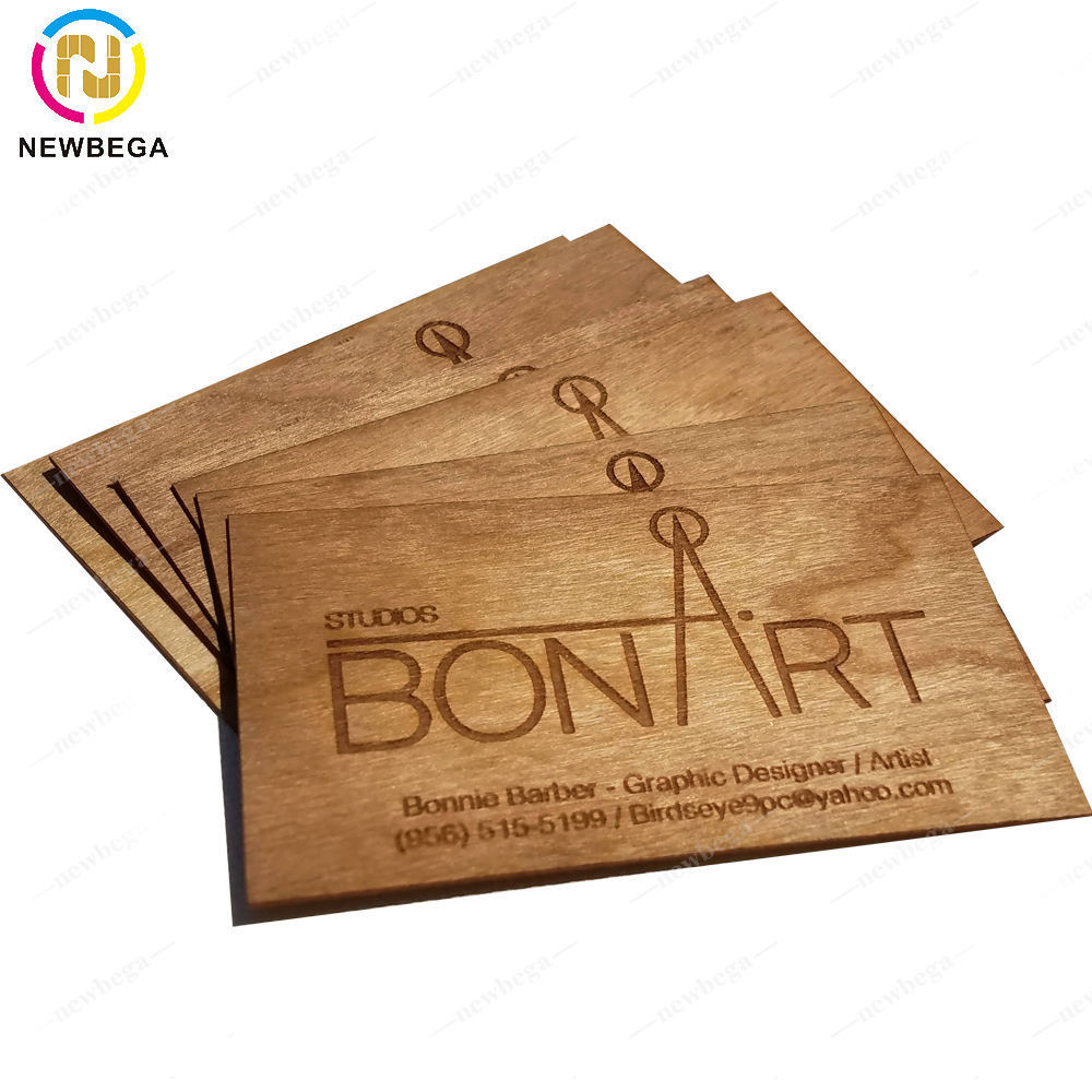 Bamboo wood business cards RFID ISO14443A Smart NTA 213/215/216/424 dna NFC wooden hotel key cards