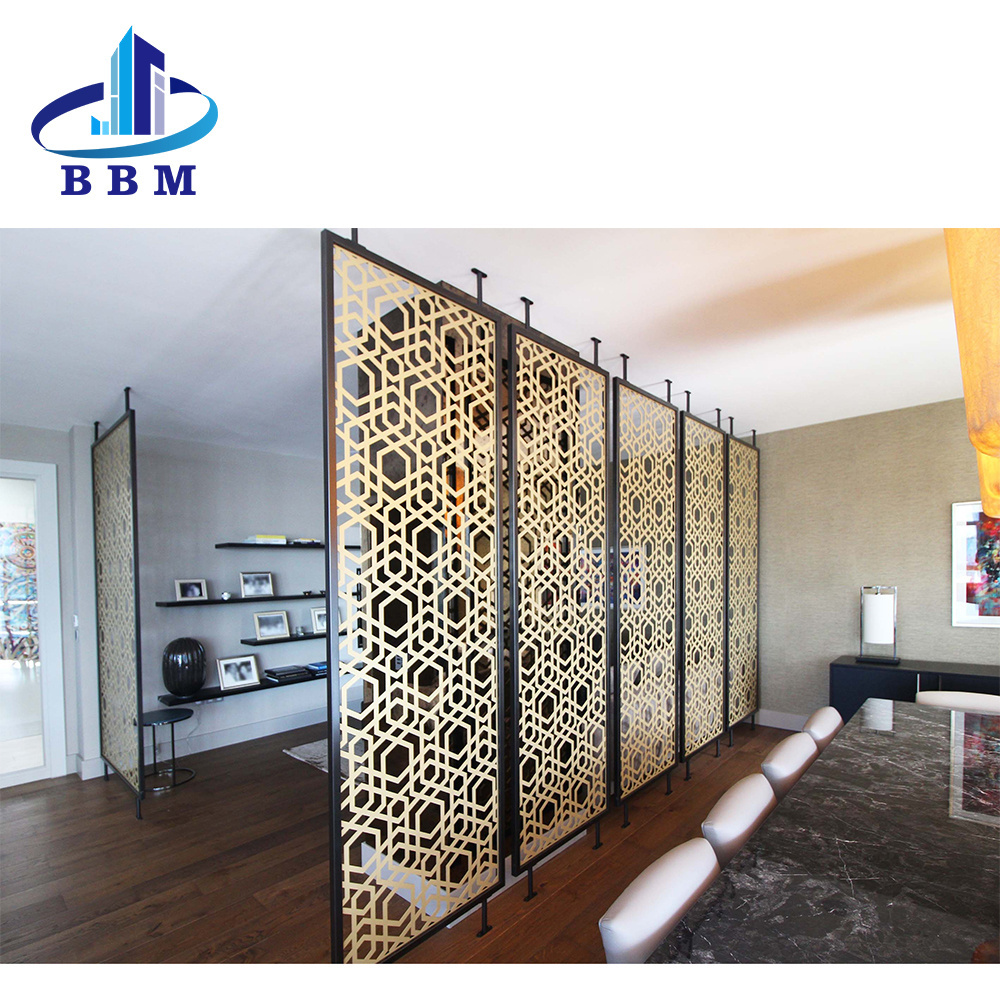 Custom Screens Room Dividers Laser Cut Decorative Partitions For Living Room Wall Panel Metal Partition For Living Room