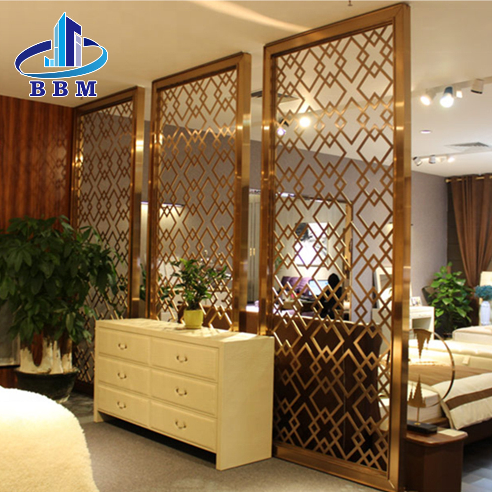 Custom Screens Room Dividers Laser Cut Decorative Partitions For Living Room Wall Panel Metal Partition For Living Room