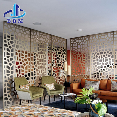 Custom Screens Room Dividers Laser Cut Decorative Partitions For Living Room Wall Panel Metal Partition For Living Room