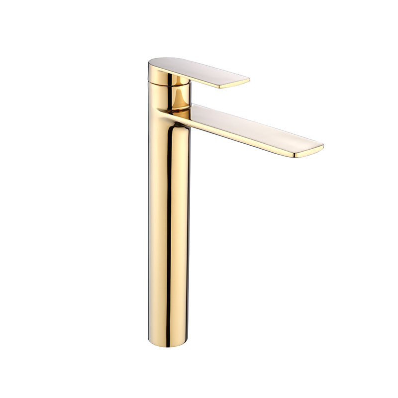 Hot & Cold Water Basin Faucet Contemporary Copper Faucet Bathroom Accessories Brass Mixer Tap Top Mounted Basin Faucet