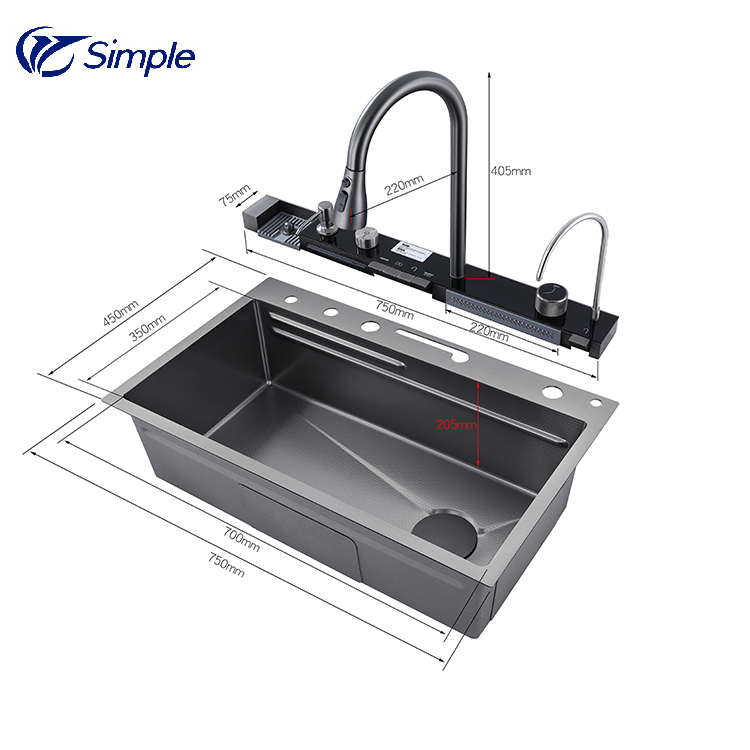 On Sale Stainless Steel Kitchen Sink Modern Kitchen Sink Multifunction Kitchen Sink With Good Product Quality