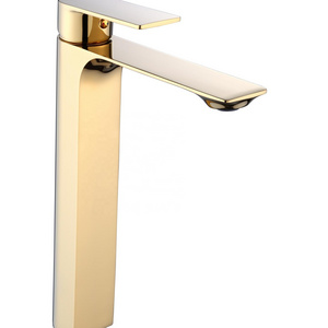 Brass Gold Single Handle Basin Wash Room Lavatory sink Faucet Bathroom Sink Faucet bathroom faucet for bathroom sink