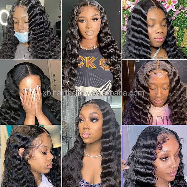 HD Lace Wig for American Black Women Loose Deep HD Lace Frontal Wig 30 40 Inch Vietnamese Full Wig Raw Human Hair Lace Front