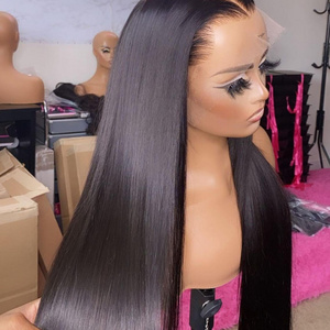 Xbl 13X6 Hd Human Hair Lace Front Wig, Raw Hair Cuticle Aligned Hair Wig Hd Lace Frontal Wig, Full Lace Wigs For Black Women