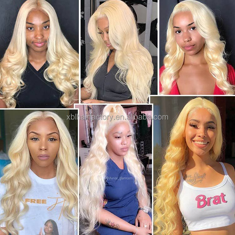 Virgin 613 Blonde Hair Bundles,Women Hair Single Donor Raw Virgin Filipino Hair,Bulk Body Wave Human Hair Extension Bundle