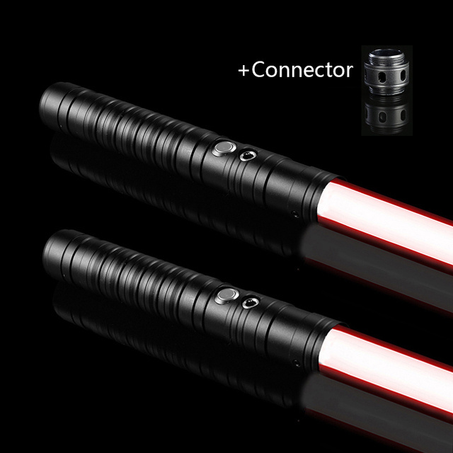 2024 Play lightsaber rechargeable metal handle LED RGB 15 Color changing light saber lighter