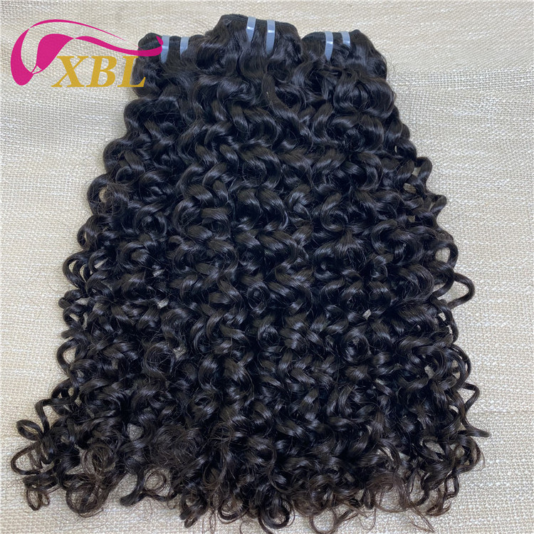 XBL High Quality Unprocessed Human Hair Extensions Bouncy Jerry Curl Cuticle Intact Raw Hair Virgin Peruvian Human Hair Bundles