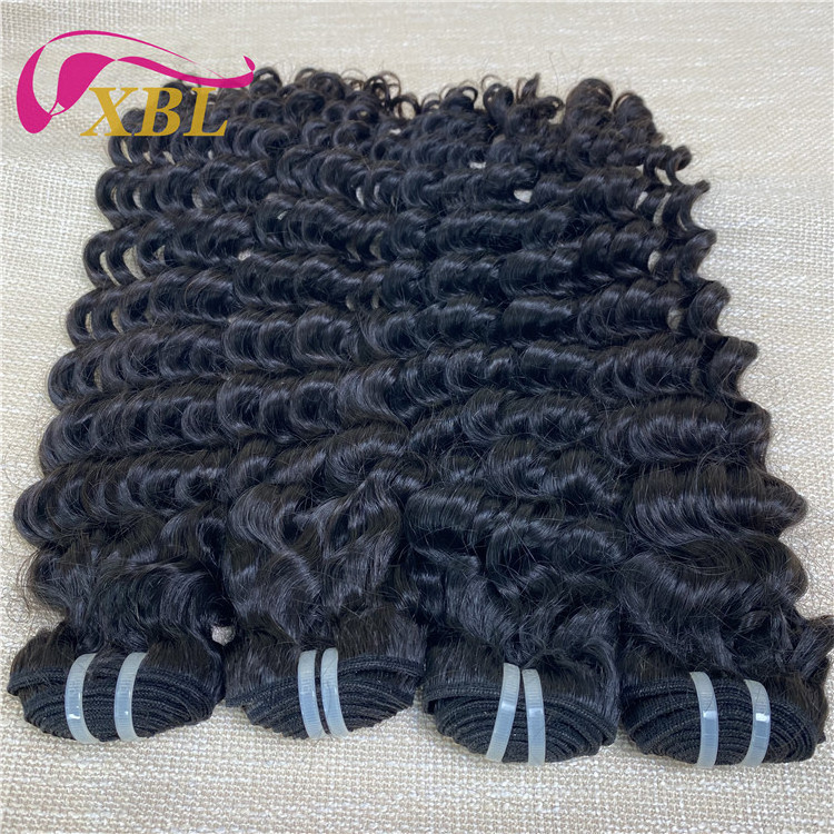 XBL dropshipping raw hair vendors supply deep wave virgin human hair bundles same day shipping raw hair vietnamese supplier