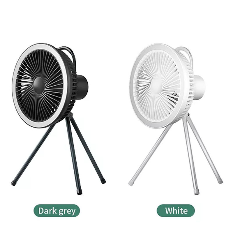 USB Rechargeable Personal Handheld Portable Desk Ceiling Table Camping Fan Outdoor Tent Camping Fan With Led Light