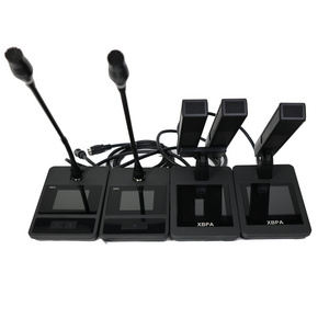 Conference room digital conference system microphone with touch screen hand in hand Series conference microphone