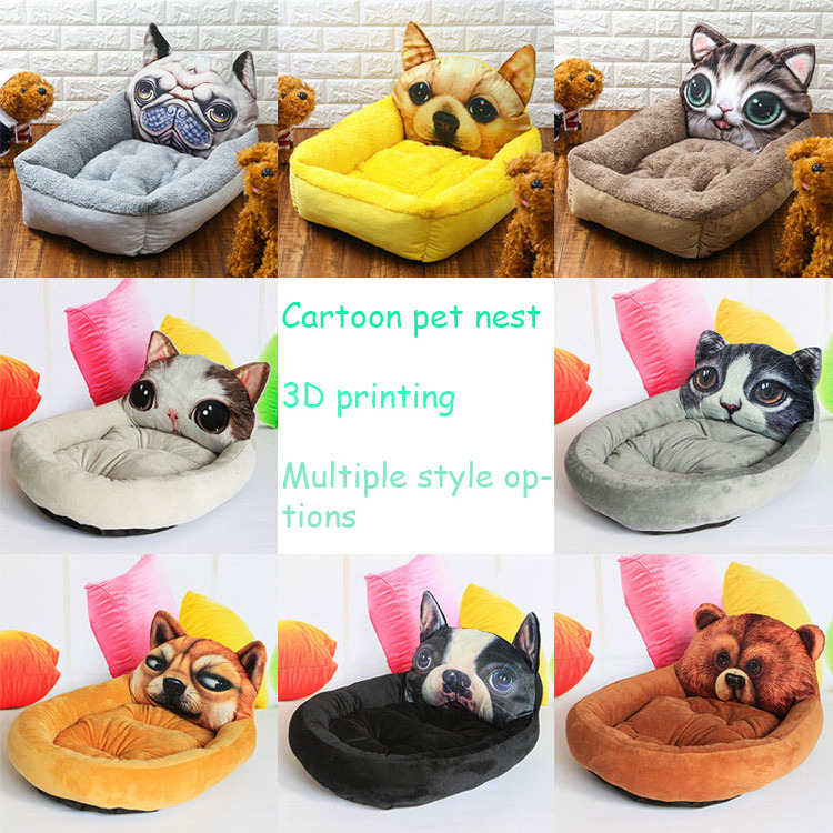 Puppy Fleece Crate Bed Mats Mattress Warming Warm Travel Litter Trapping Soft Cat Sofa Snuffle Plush Pet Sleeping Dog Sleep Mat