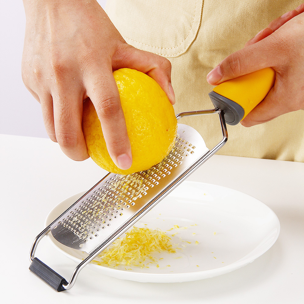 304 stainless steel multi-function wide-board cheese grater, cheese chocolate scraper lemon peel grater