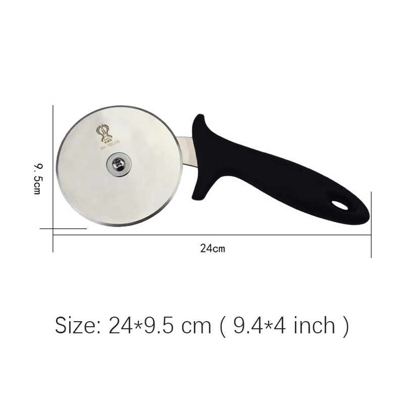 Stainless Steel Pizza Wheel Cutter Smooth Rotating Pizza Slicer Cutter Pizza Wheel Knife With Non Slip Plastic Handle