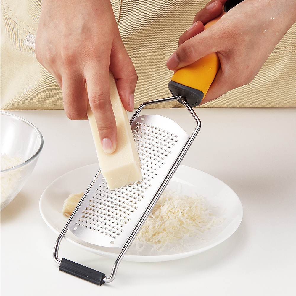 304 stainless steel multi-function wide-board cheese grater, cheese chocolate scraper lemon peel grater