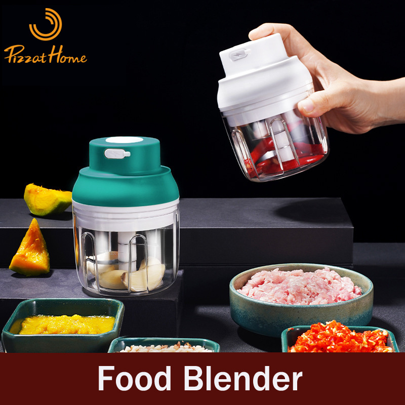 Electric Garlic Masher Stainless Steel Garlic Processor Shredder USB Charging Onion Chopper Grinder Slicer Crusher