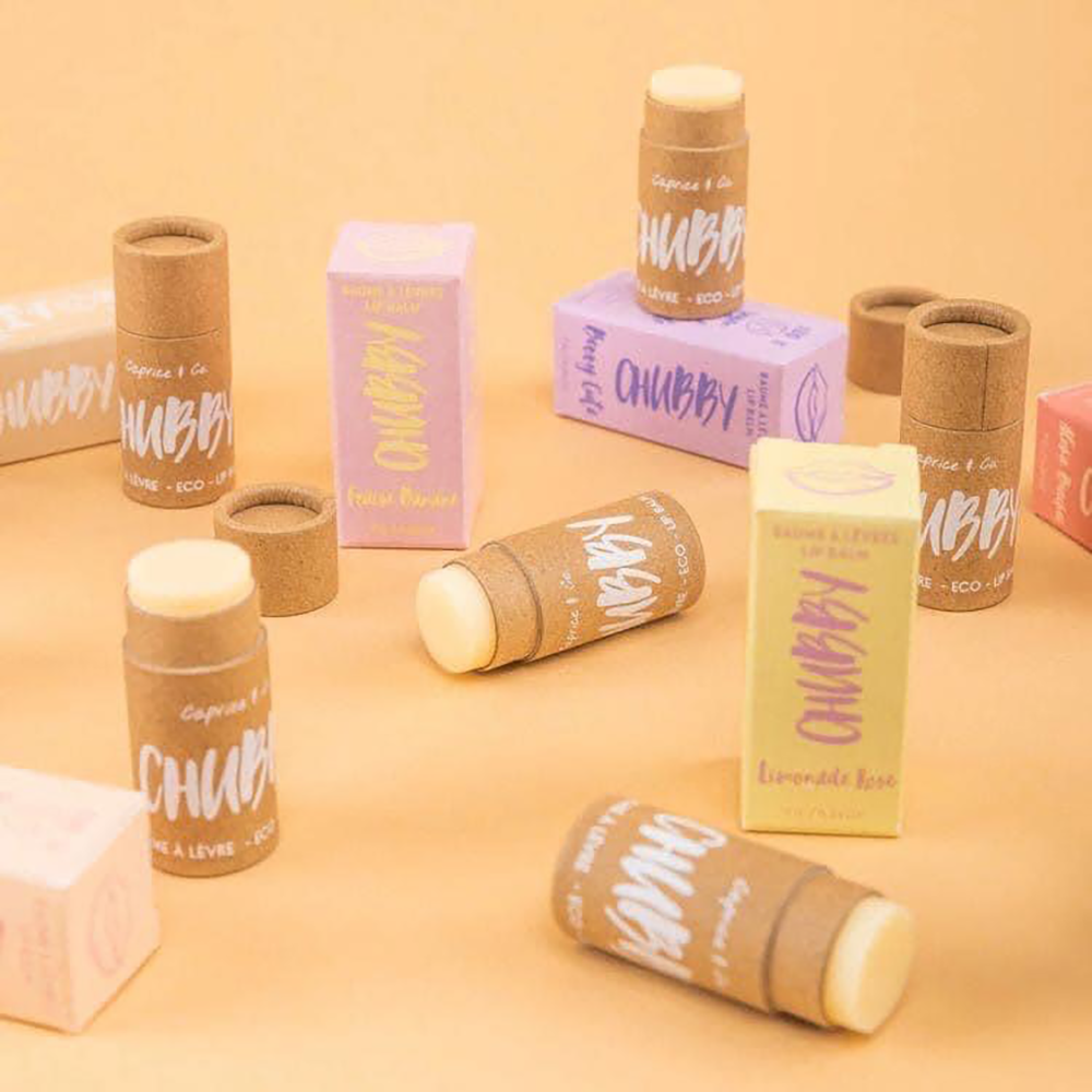 Empty Biodegradable Custom Cosmetic Plastic Free Paper Tube Deodorant Paper Lip Balm Tubes