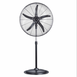 Sibolux Pedestal Fan 26 Inch 3 Speed Oscillating Metal Construction Stand Fan High Ventilador De Piso with 5 blades