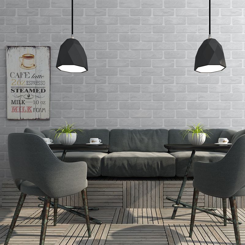 Retro Chinese brick background wall paper living room dining room decoration 3d brick wall paper