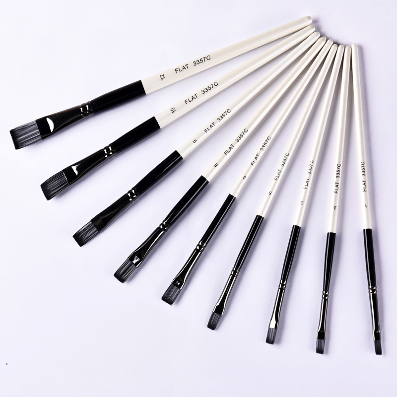 Xinbowen watercolor brushes Nylon paintbrush Synthetic Set Artist Paint Brush With Holder