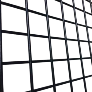 Black PVC Vinyl Coated 2"x2"x10g / 12g (2.5/3.0mm)  Galvanised Weld Mesh Panel 6ft x 3ft