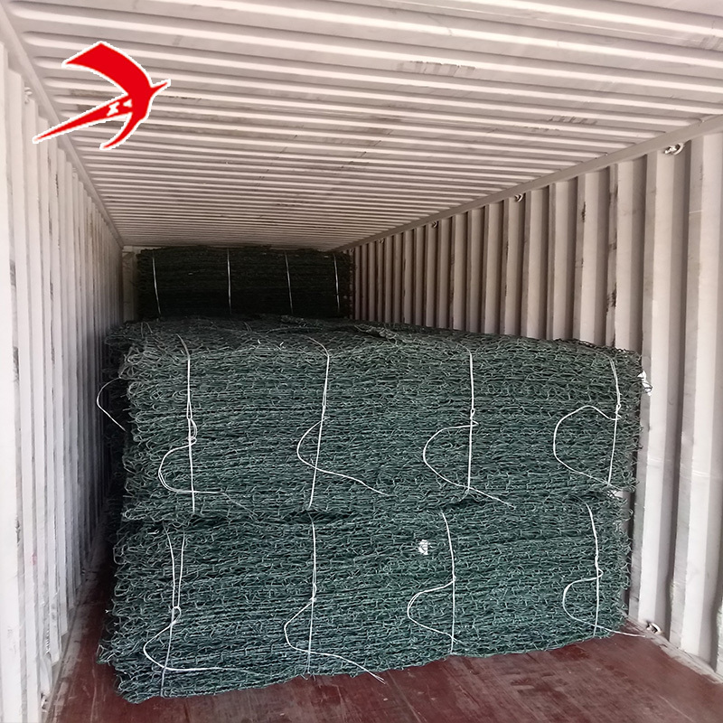 Export Quality Galvanized Wire/PVC Coated Gabion Box from China factory hot sale