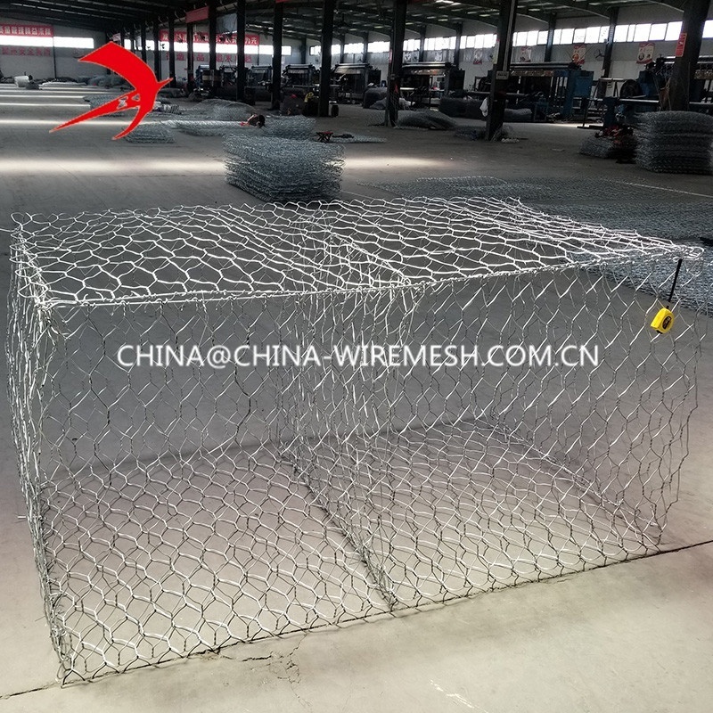 Export Quality Galvanized Wire/PVC Coated Gabion Box from China factory hot sale