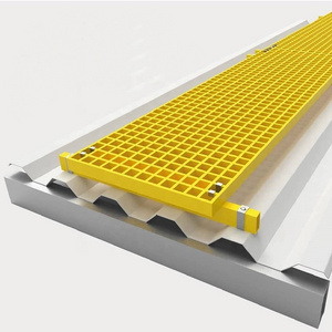 Fiberglass Reinforced Plastic Gratings / GRP / FRP Mesh Grid frp fibreglass grid for Walkway platform trench