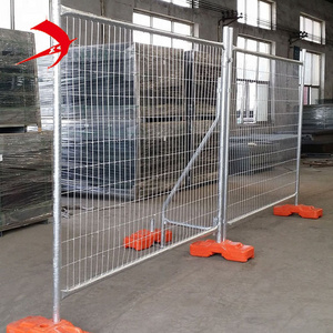 Hot dip galvanized event residential safety temporary construction fence for sale