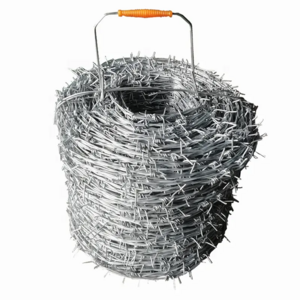 Barbed wire anti climb fence for factory farm field cattle horse fence galvanized cheap barb wire mesh