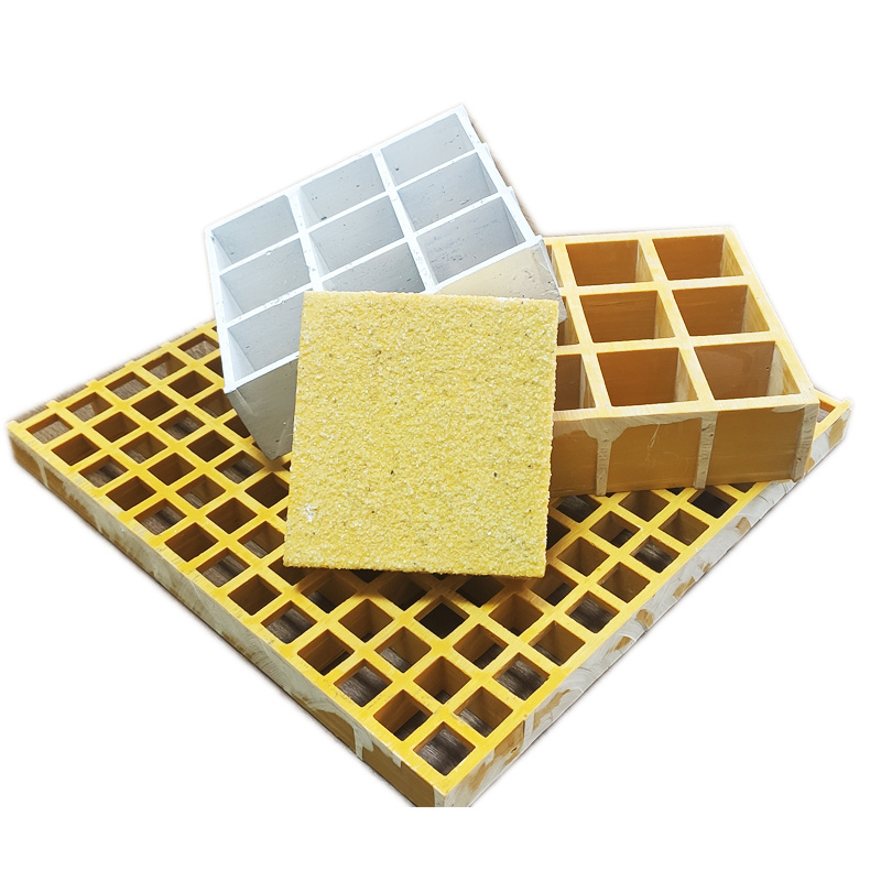 High Quality Fiberglass Plastic Grating 4x8 Catwalk FRP Sheets Animal Cages floor