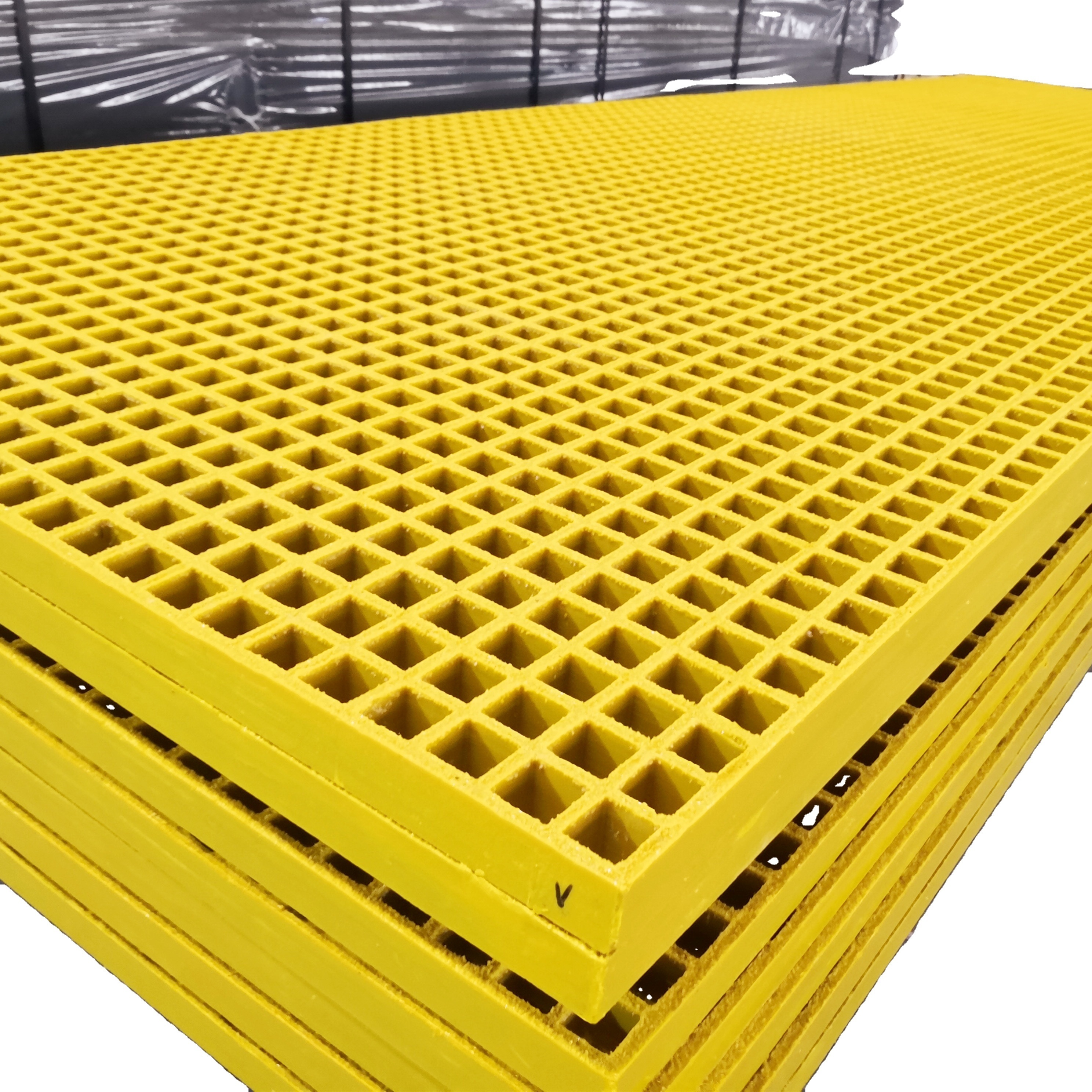 Fiberglass Reinforced Plastic Gratings / GRP / FRP Mesh Grid frp fibreglass grid for Walkway platform trench