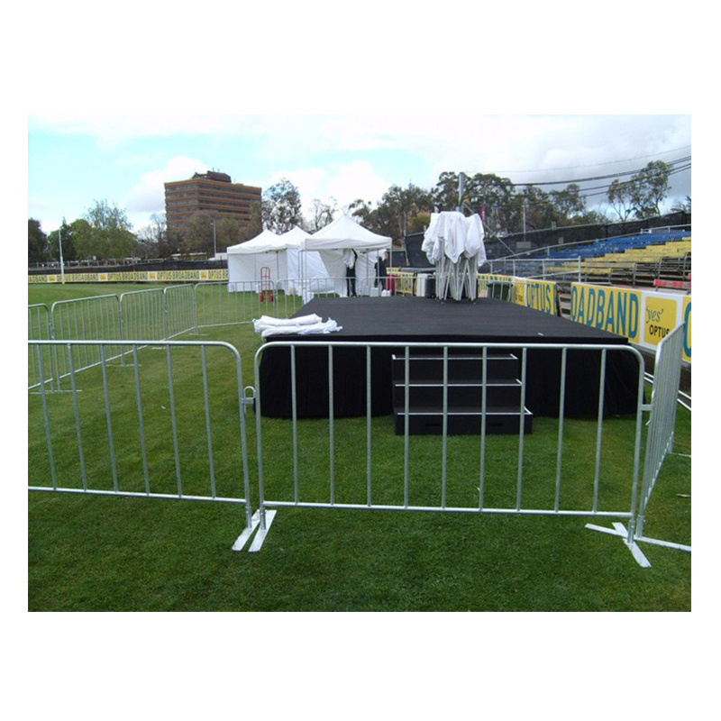 Hot sale Galvanized 1.1mx2.1m Portable Movable Temporary Fence Crowded Control Barrier for Events and Traffic