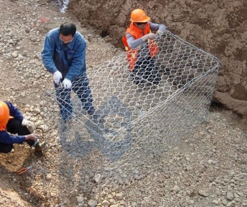 Retaining Wall Hexagonal Wire Mesh/gabion Wall/wire Netting For Stone Wall