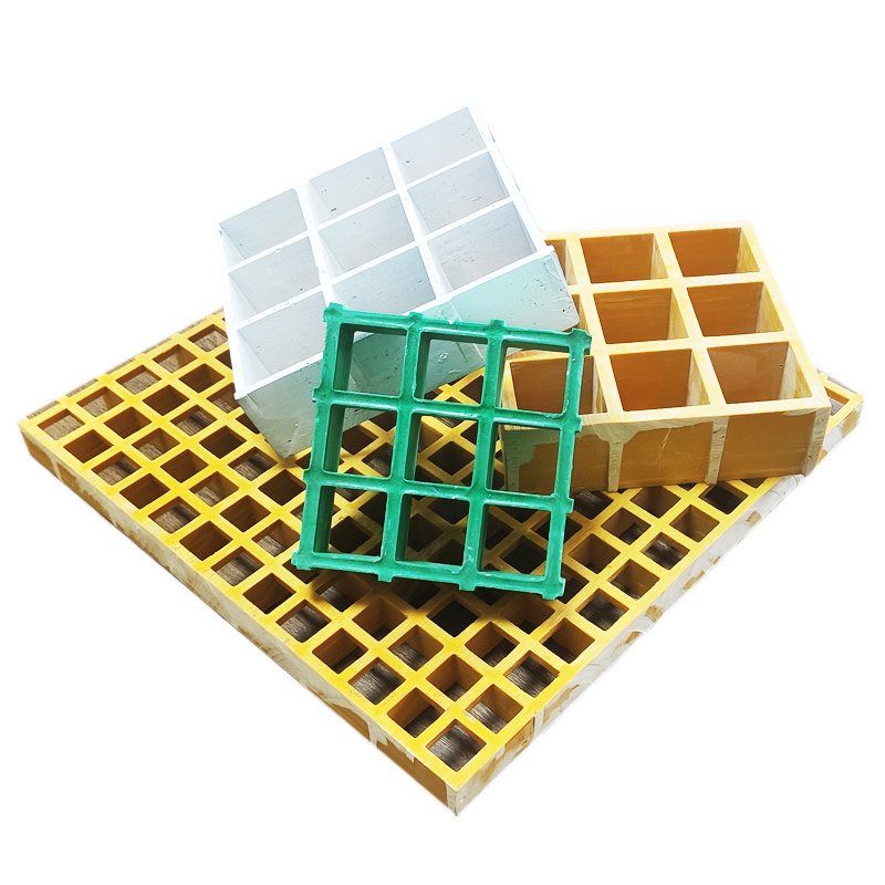 High Quality Fiberglass Plastic Grating 4x8 Catwalk FRP Sheets Animal Cages floor