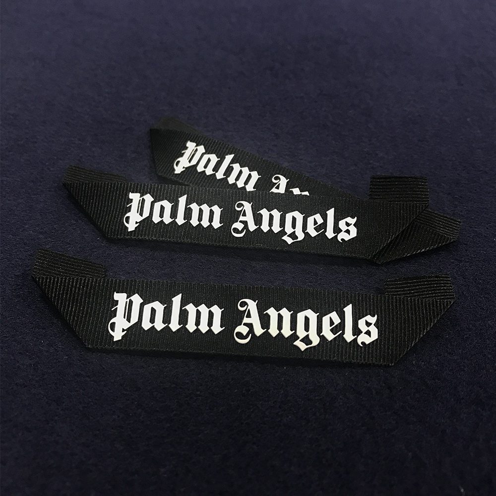 Custom 3D Embossed soft PVC woven label silicone logo fabric bottom woven label