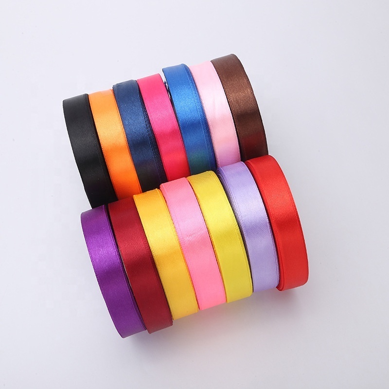 1.5 cm satin ribbon cake gift packaging ribbon wedding flowers decoration stain ribbon