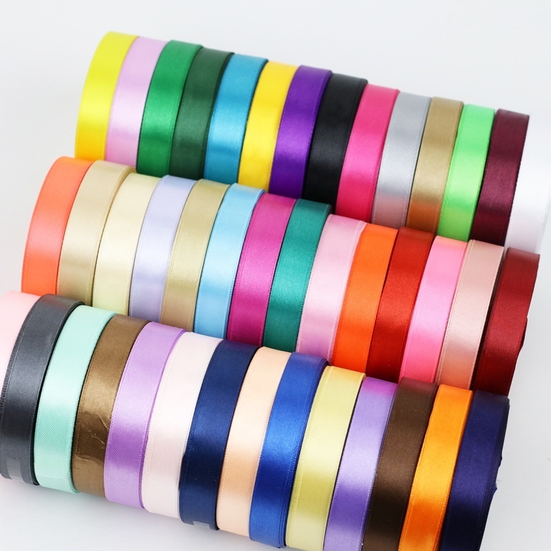 1.5 cm satin ribbon cake gift packaging ribbon wedding flowers decoration stain ribbon