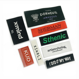 Factory Custom Garment Clothes Woven Tag Clothing Labels