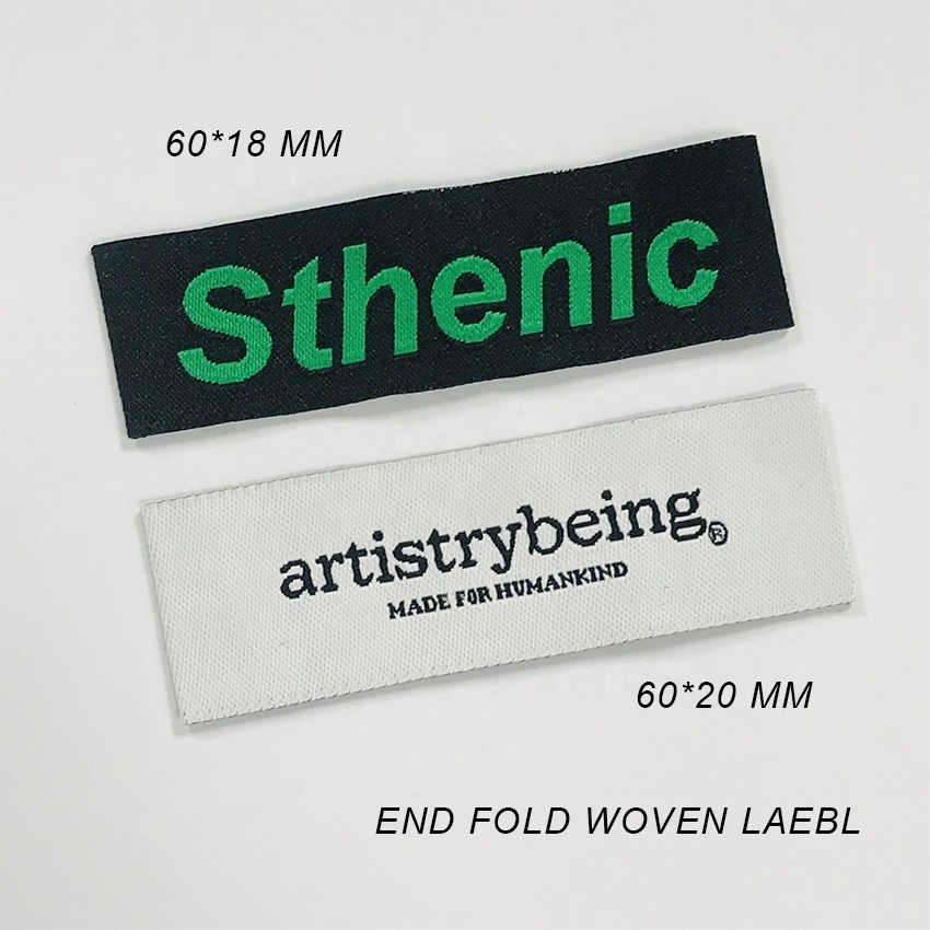 Factory Custom Garment Clothes Woven Tag Clothing Labels