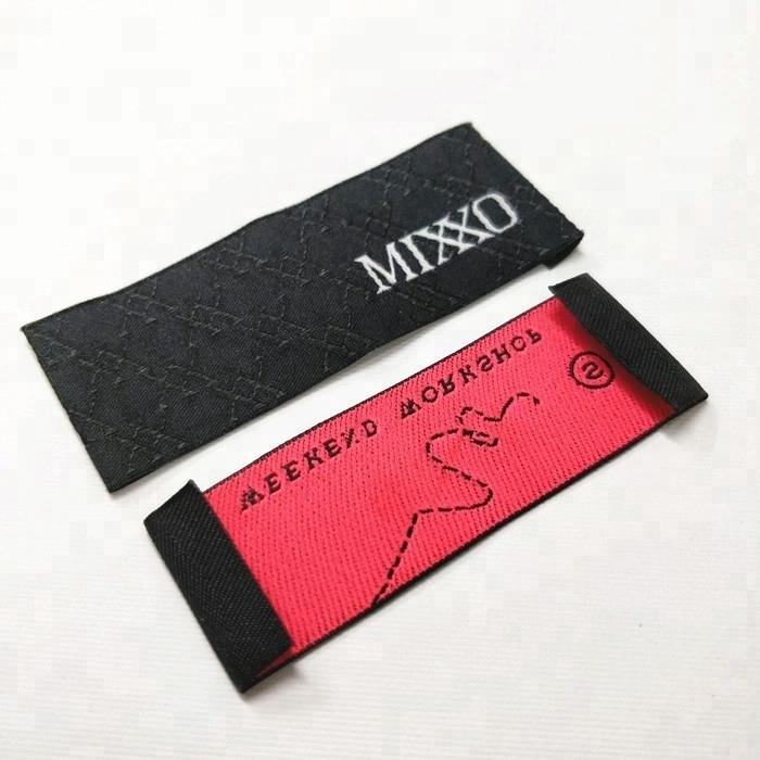 Factory Weaving Machine Making High Quality Damask Woven Label Garment Labels