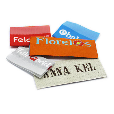 Factory Weaving Machine Making High Quality Damask Woven Label Garment Clothing Labels