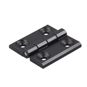 Custom Zinc Alloy Black Aluminium Door Hinge For Furniture